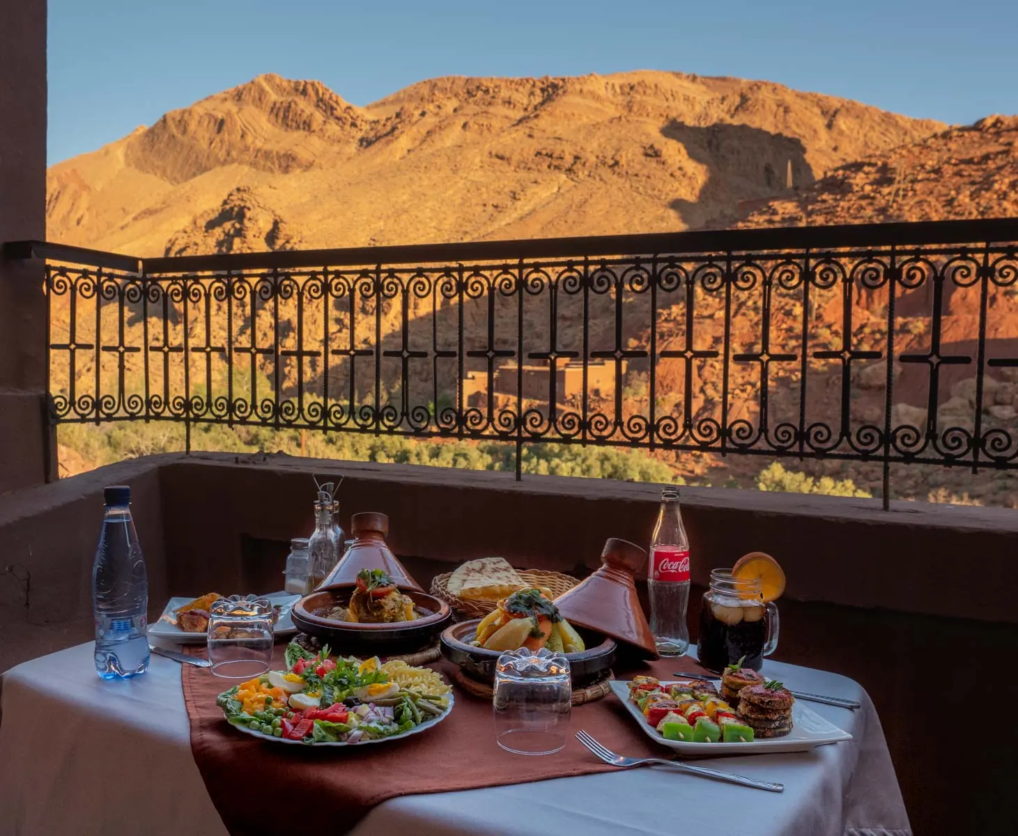 Refined Moroccan dining at Restaurant Gorge Dadès