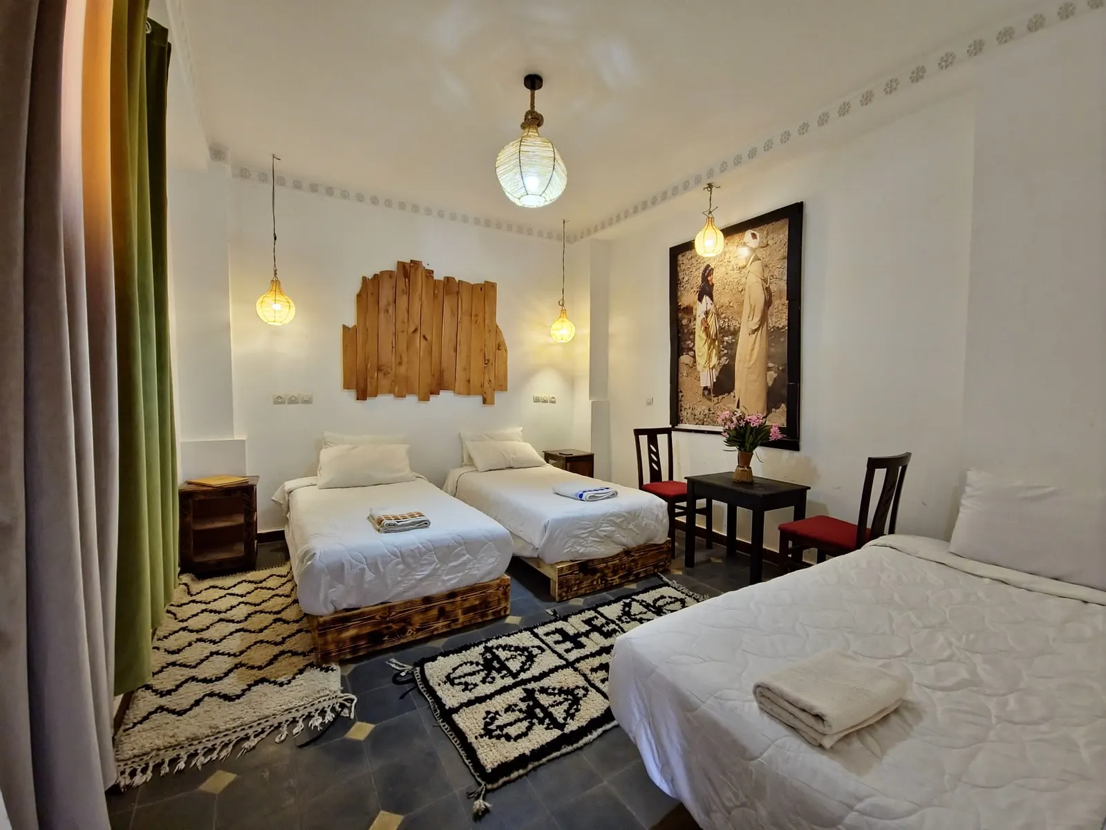 Atlas Triple Room — Hotel Gorge Dadès, Dades Valley, Morocco